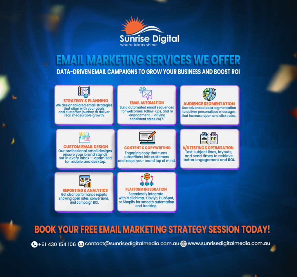 Email Marketing Agency in Australia | Sunrise Digital Media